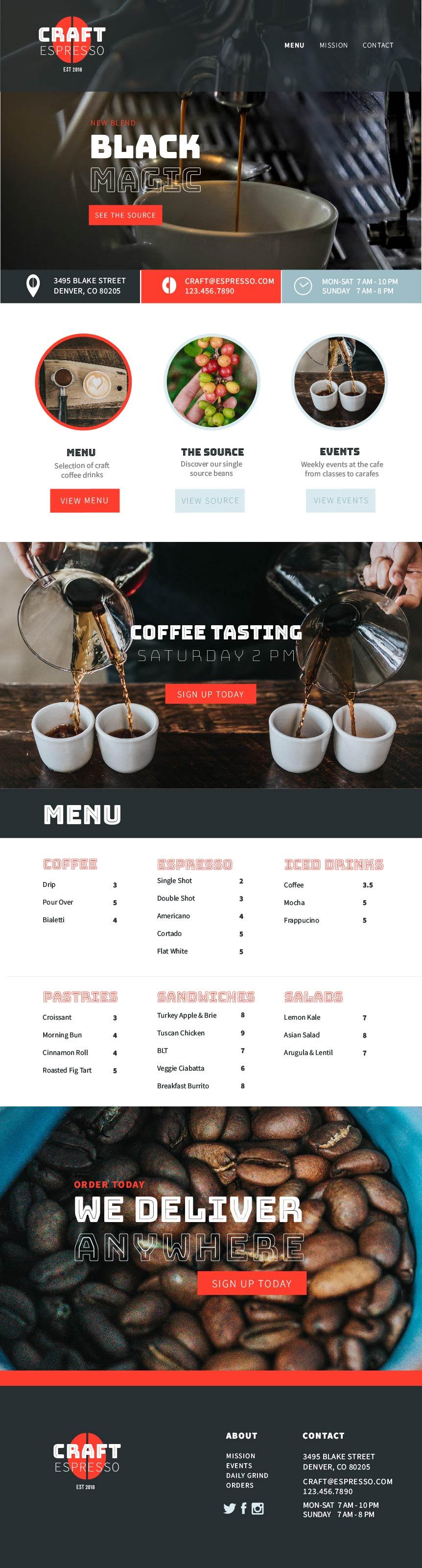 Craft Espresso - image 2 - student project