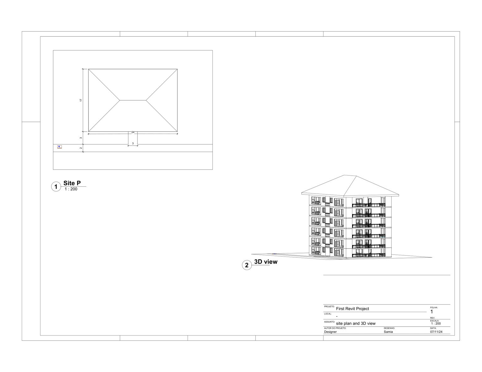 First Revit Project - Samia Ahad - image 1 - student project
