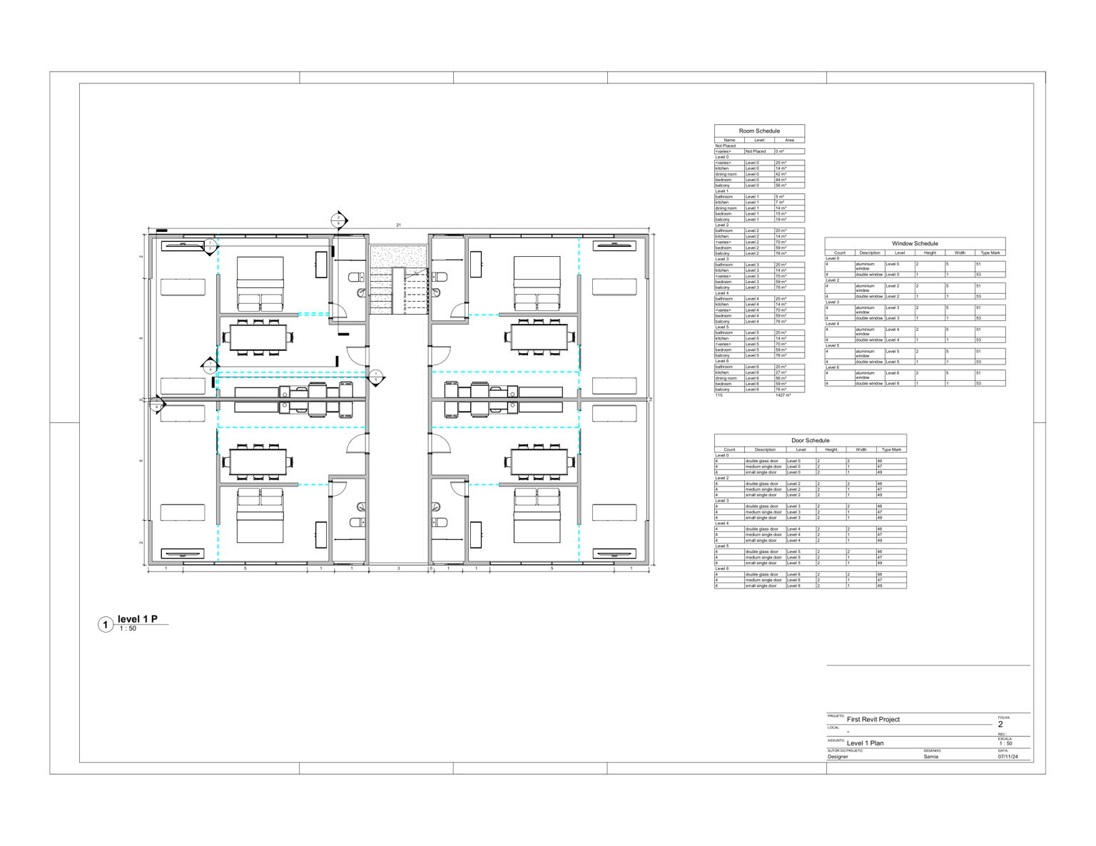 First Revit Project - Samia Ahad - image 2 - student project