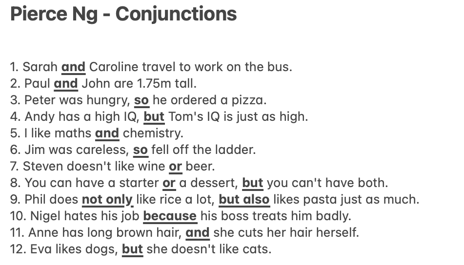 Conjunctions - image 1 - student project