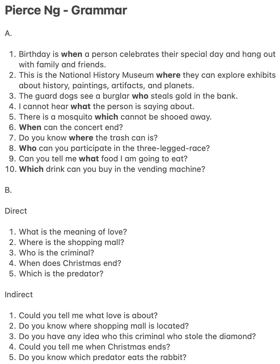 English Grammar - image 1 - student project