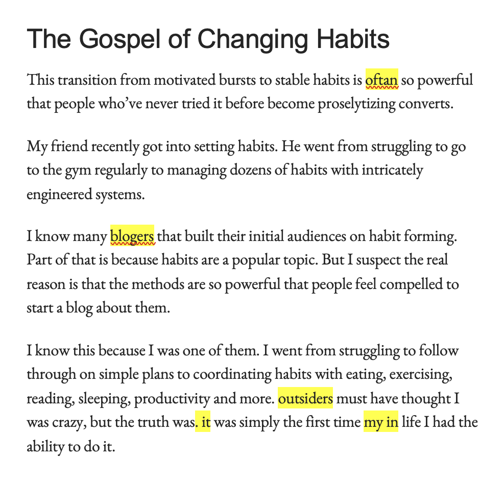 Proofreading - image 6 - student project