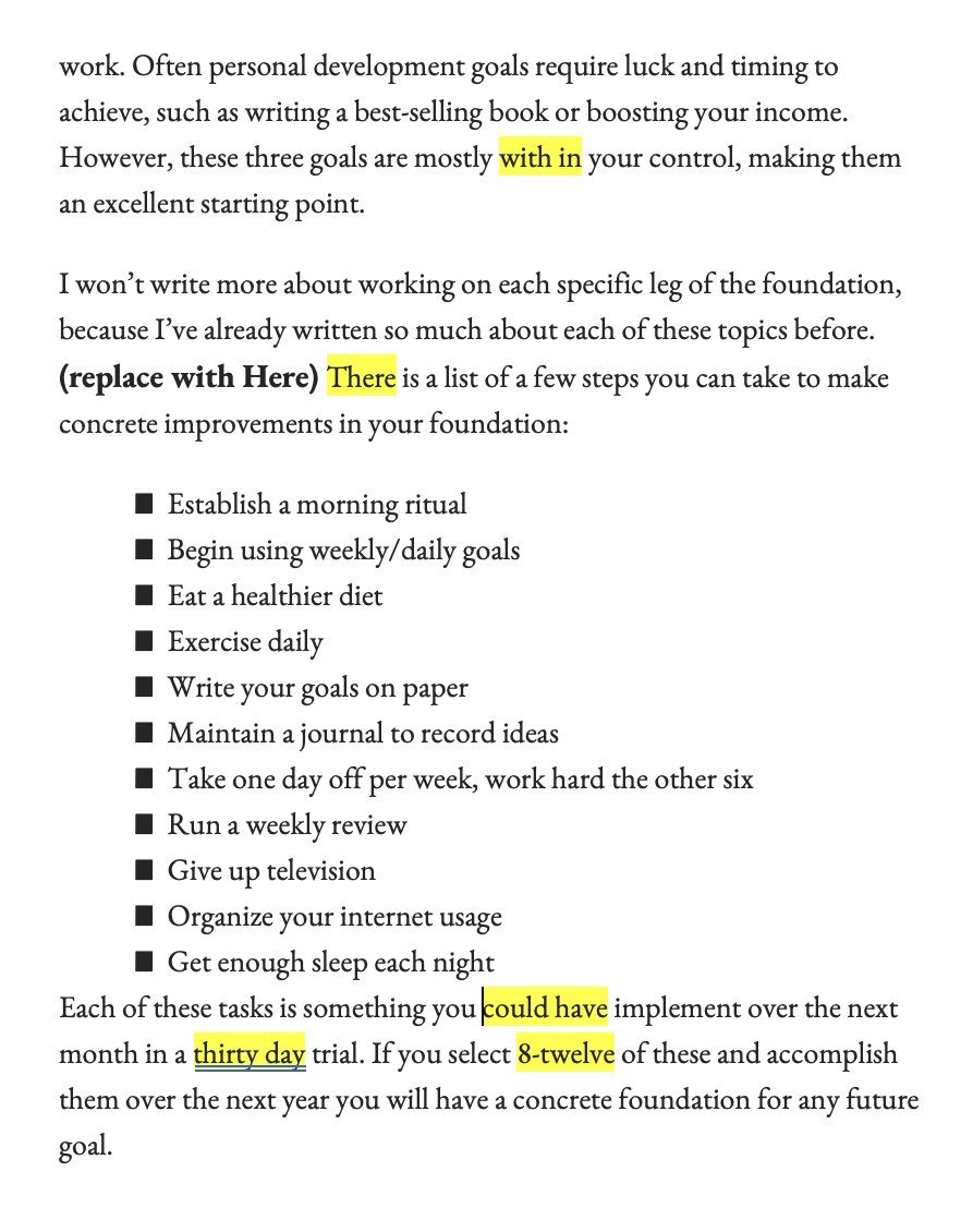 Proofreading - image 3 - student project