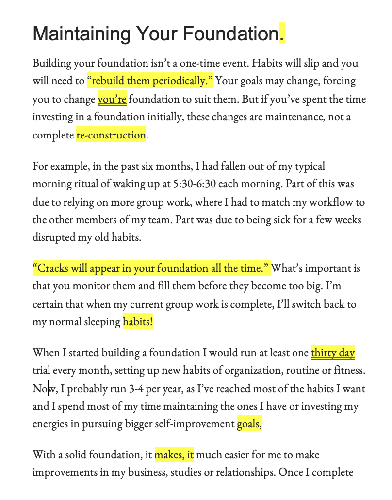 Proofreading - image 4 - student project