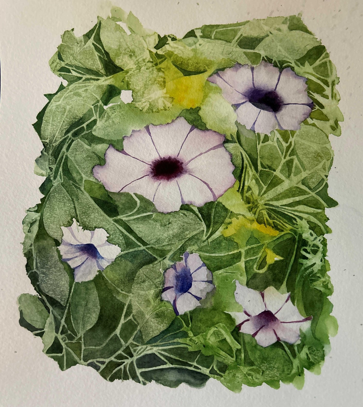 Negative Painting & Cling Wrap - image 2 - student project