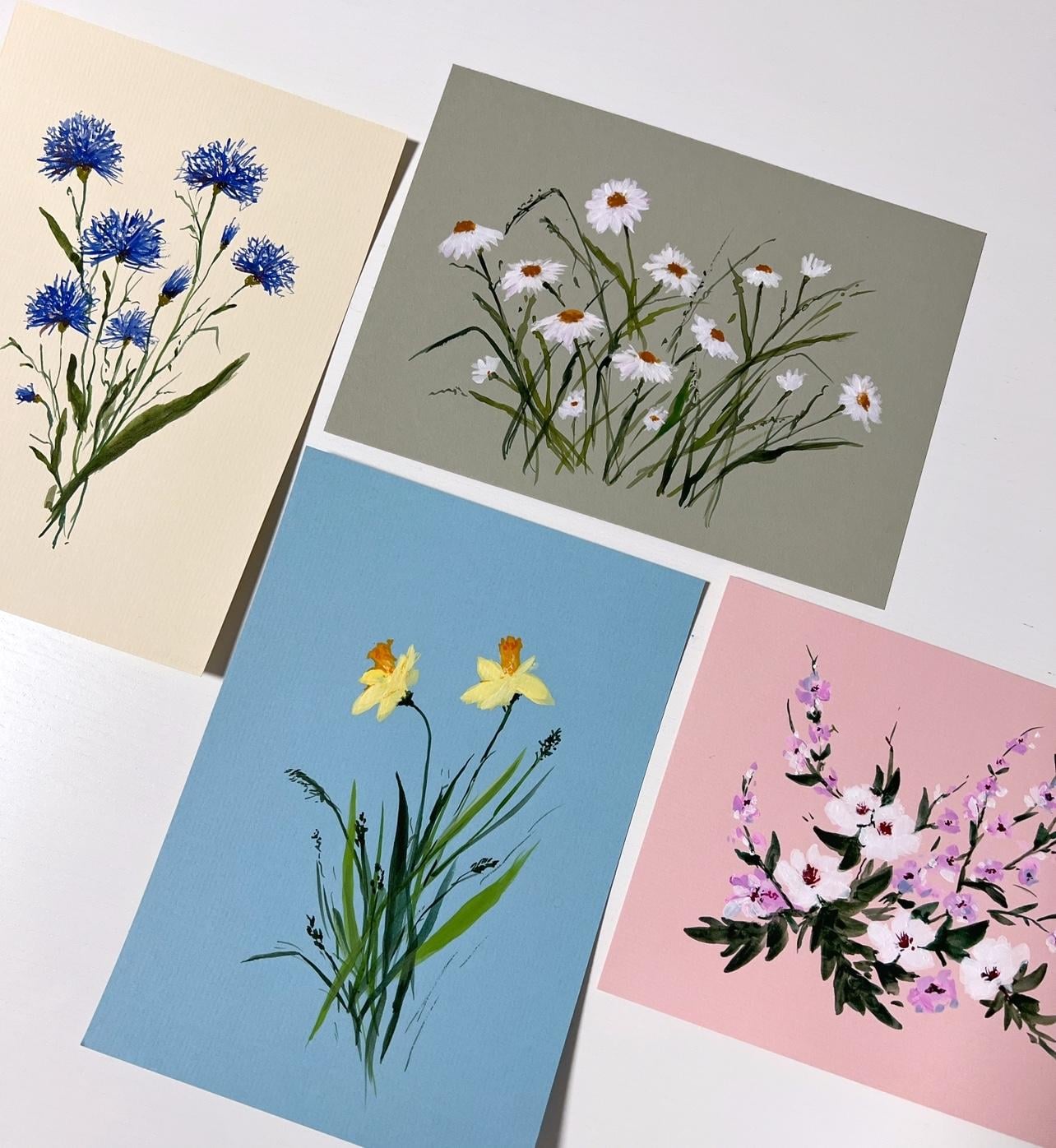 Watercolour and Toned Paper:Paint Wildflowers with Loose Flowing Brushstrokes - image 1 - student project