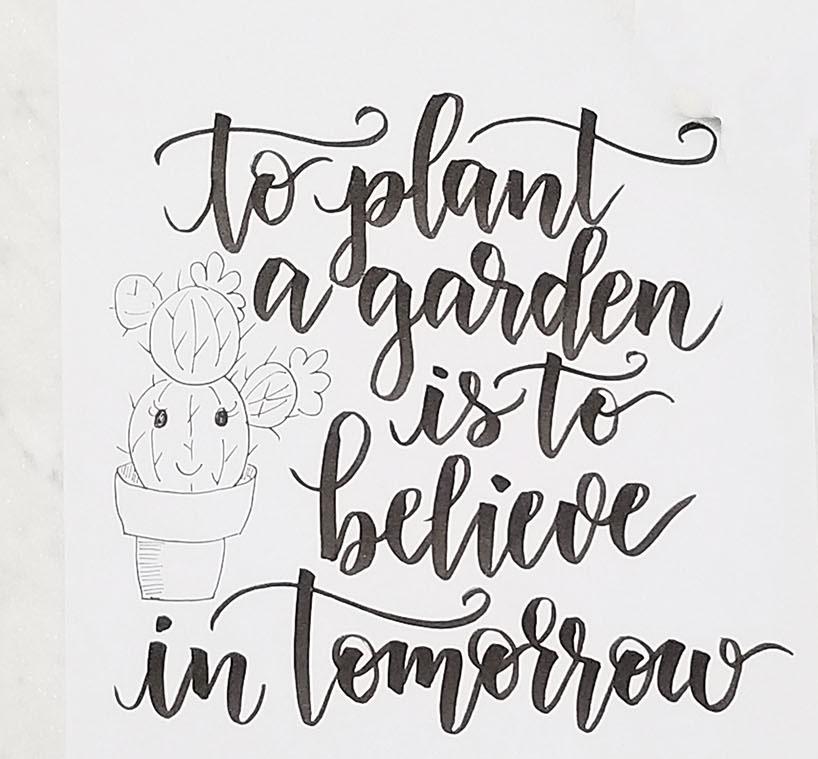 To Plant a Garden Quote - image 1 - student project