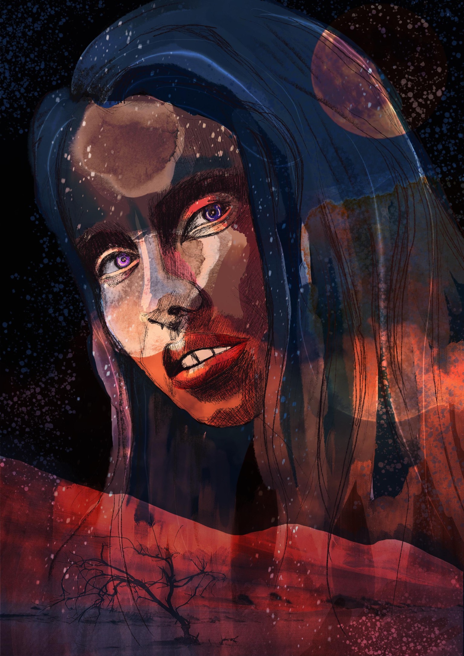 Portrait with procreate - image 1 - student project