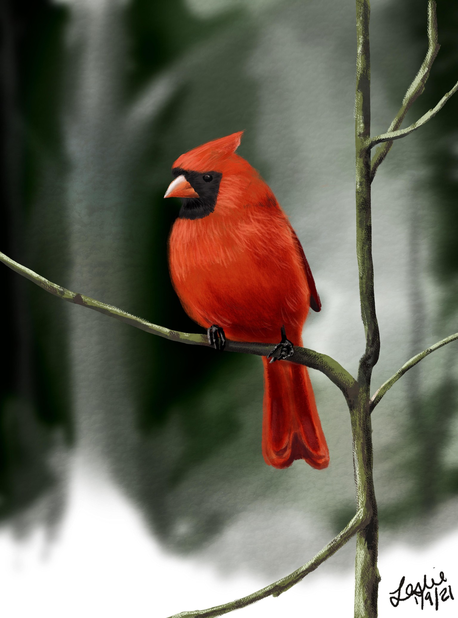 Soft Pastels: Draw Birds - image 2 - student project
