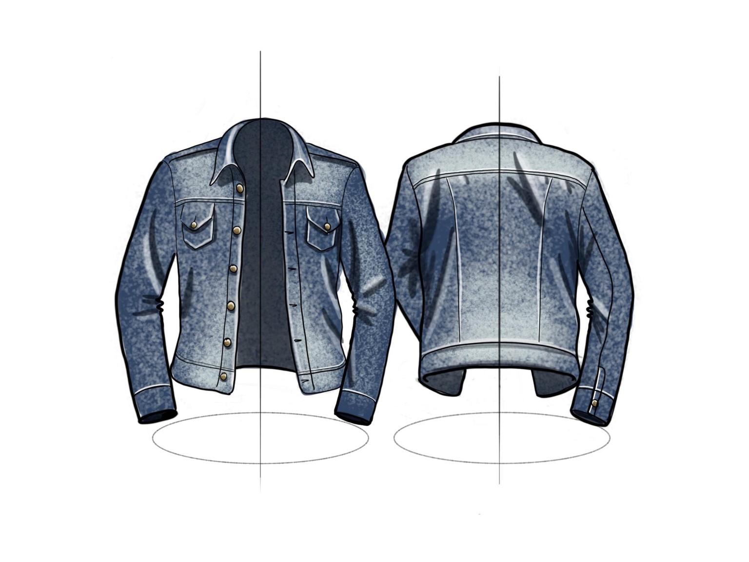 Denim jacket - image 2 - student project