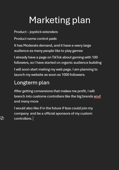 marketing plan - image 1 - student project