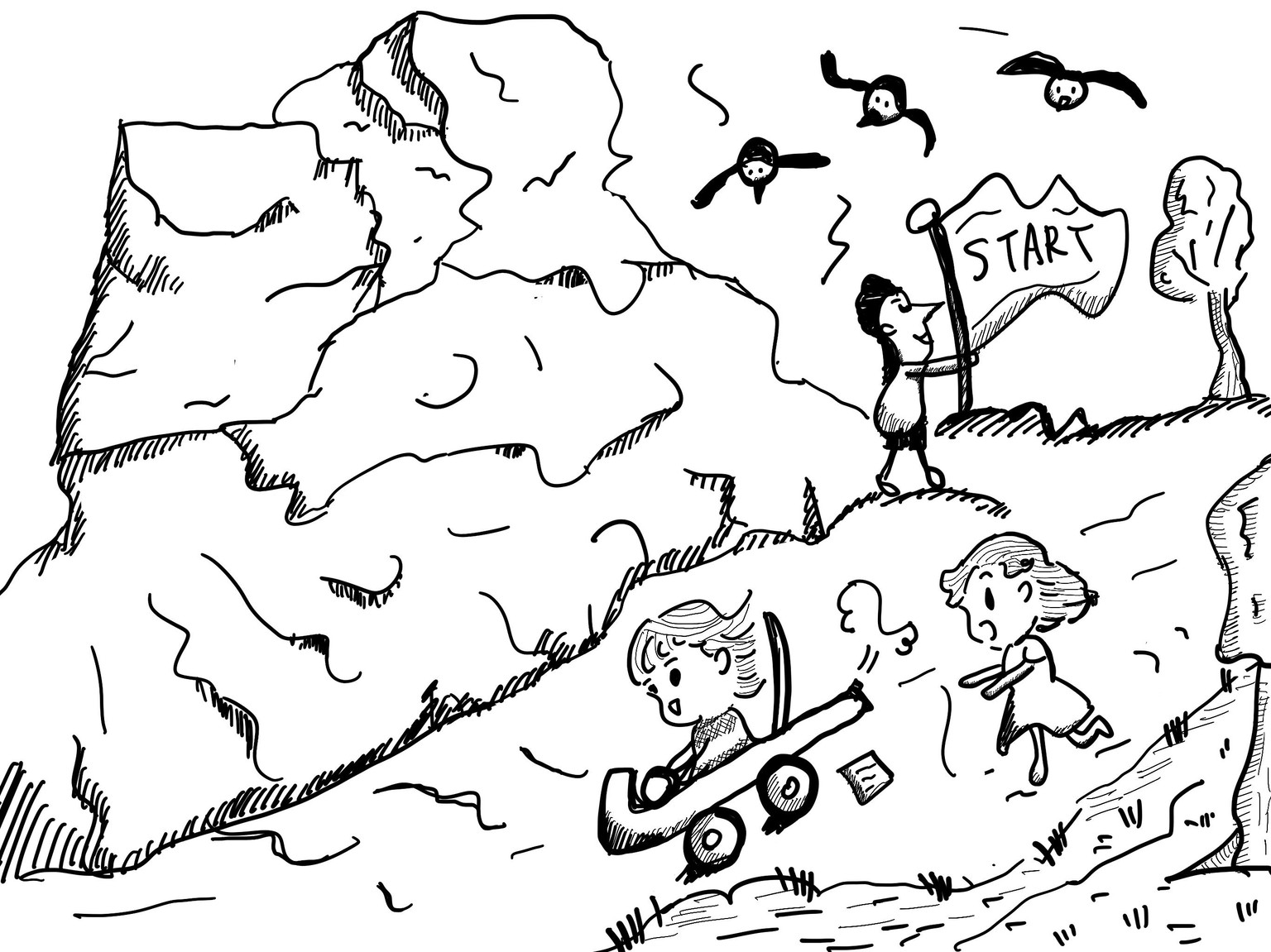 Random lines and Scribbles - image 1 - student project