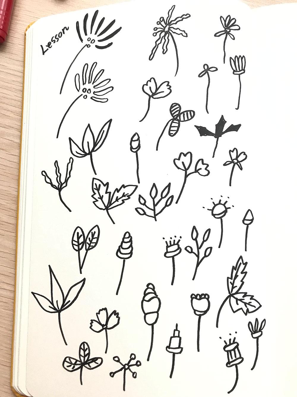 Floral Illustrations - image 1 - student project