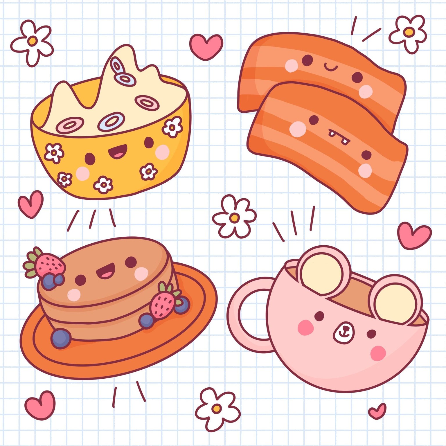Cute Breakfast - image 1 - student project