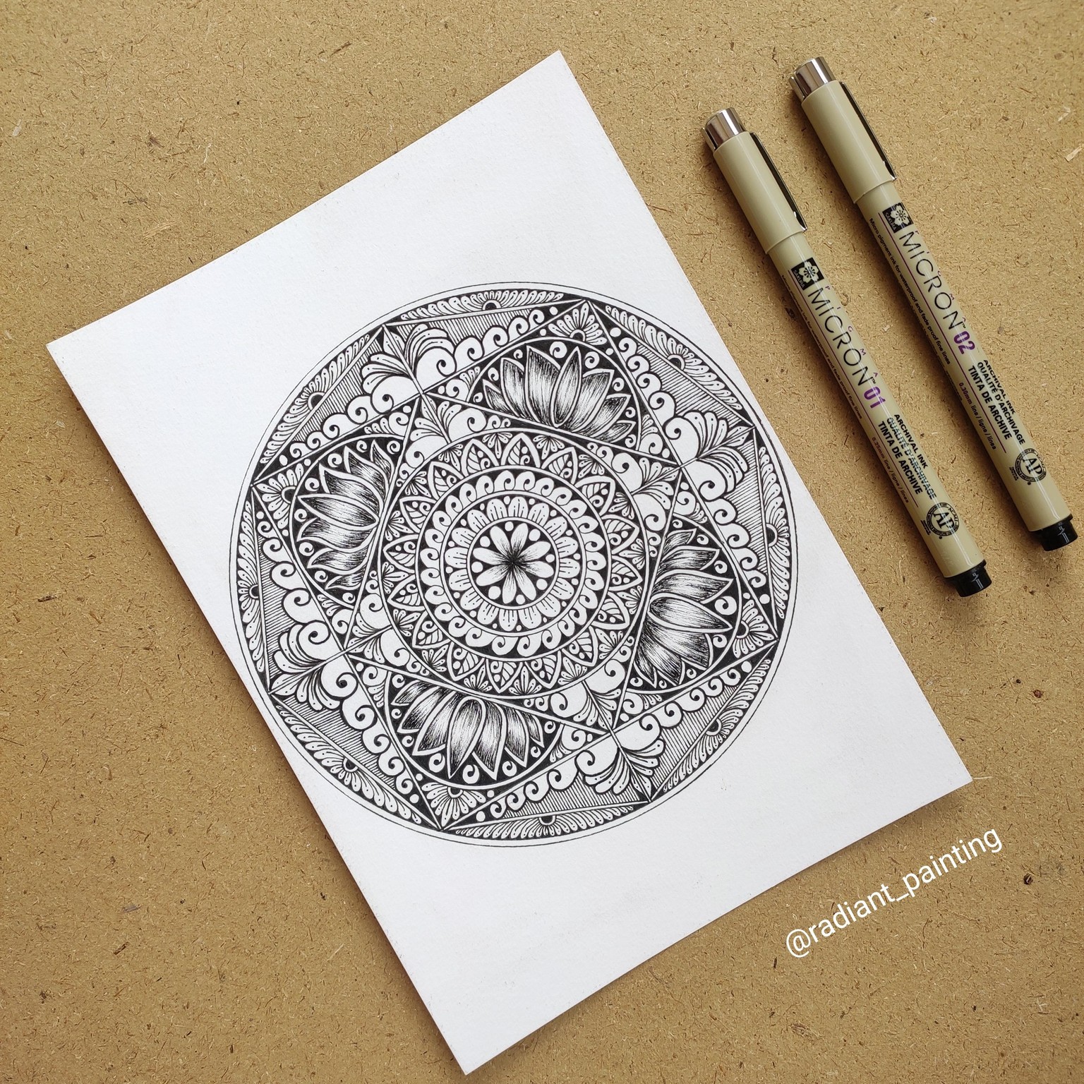 Octagon and Seed of Life Mandala - image 1 - student project