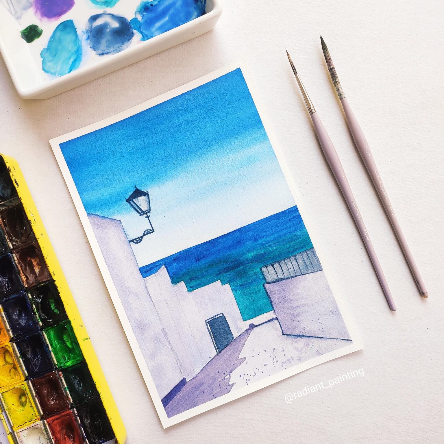 Watercolor Cityscapes - image 7 - student project