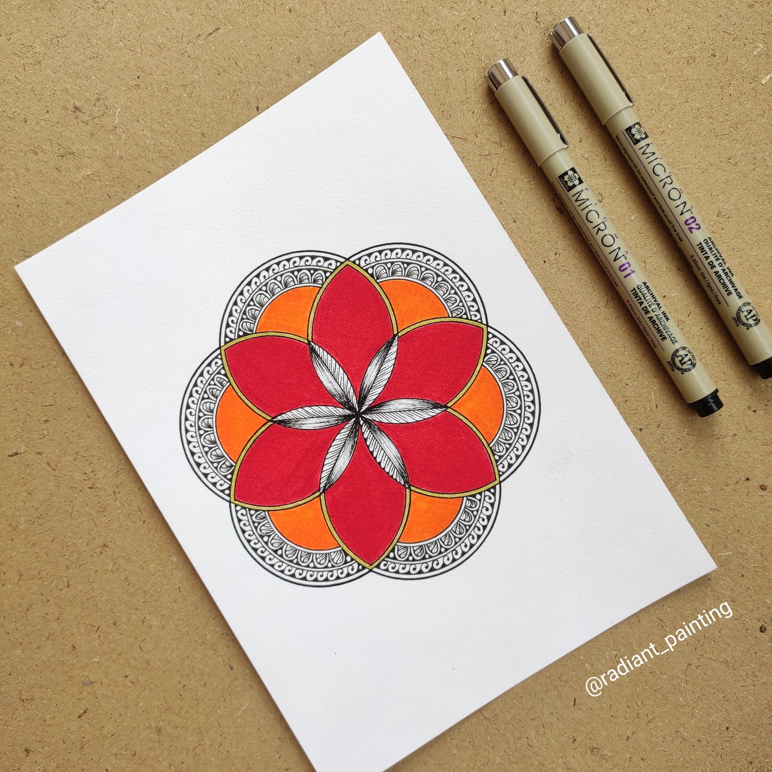 Octagon and Seed of Life Mandala - image 2 - student project