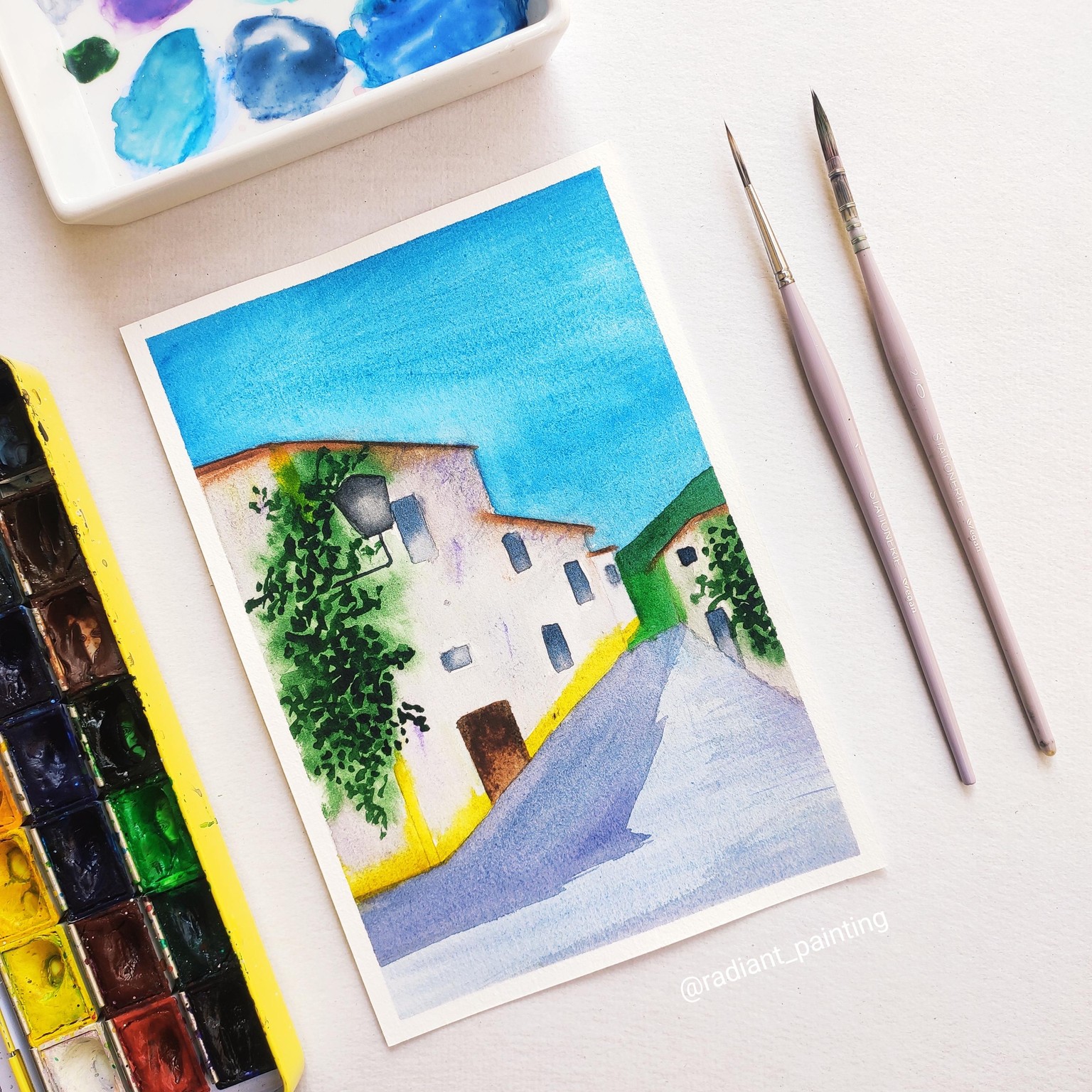 Watercolor Cityscapes - image 2 - student project