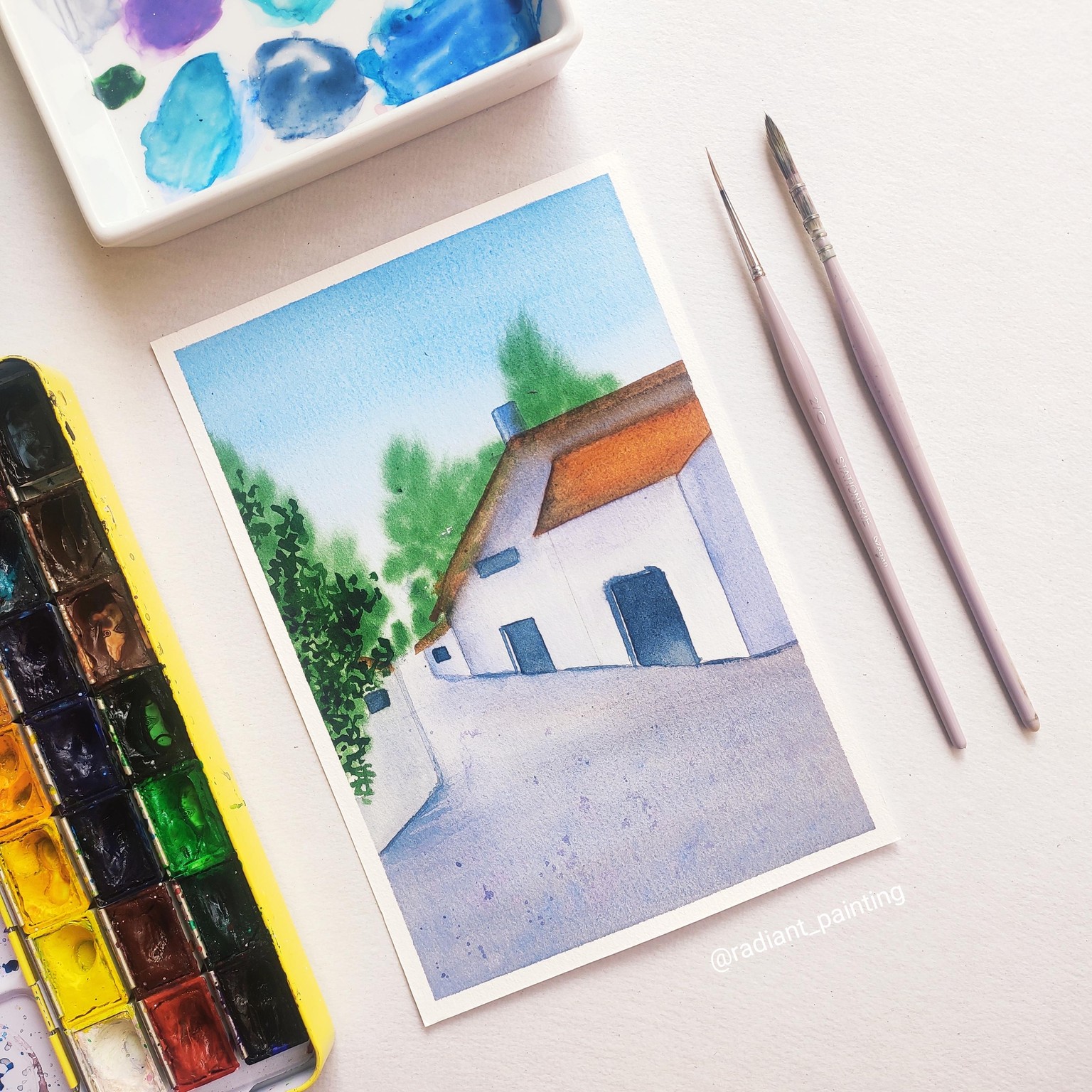 Watercolor Cityscapes - image 9 - student project
