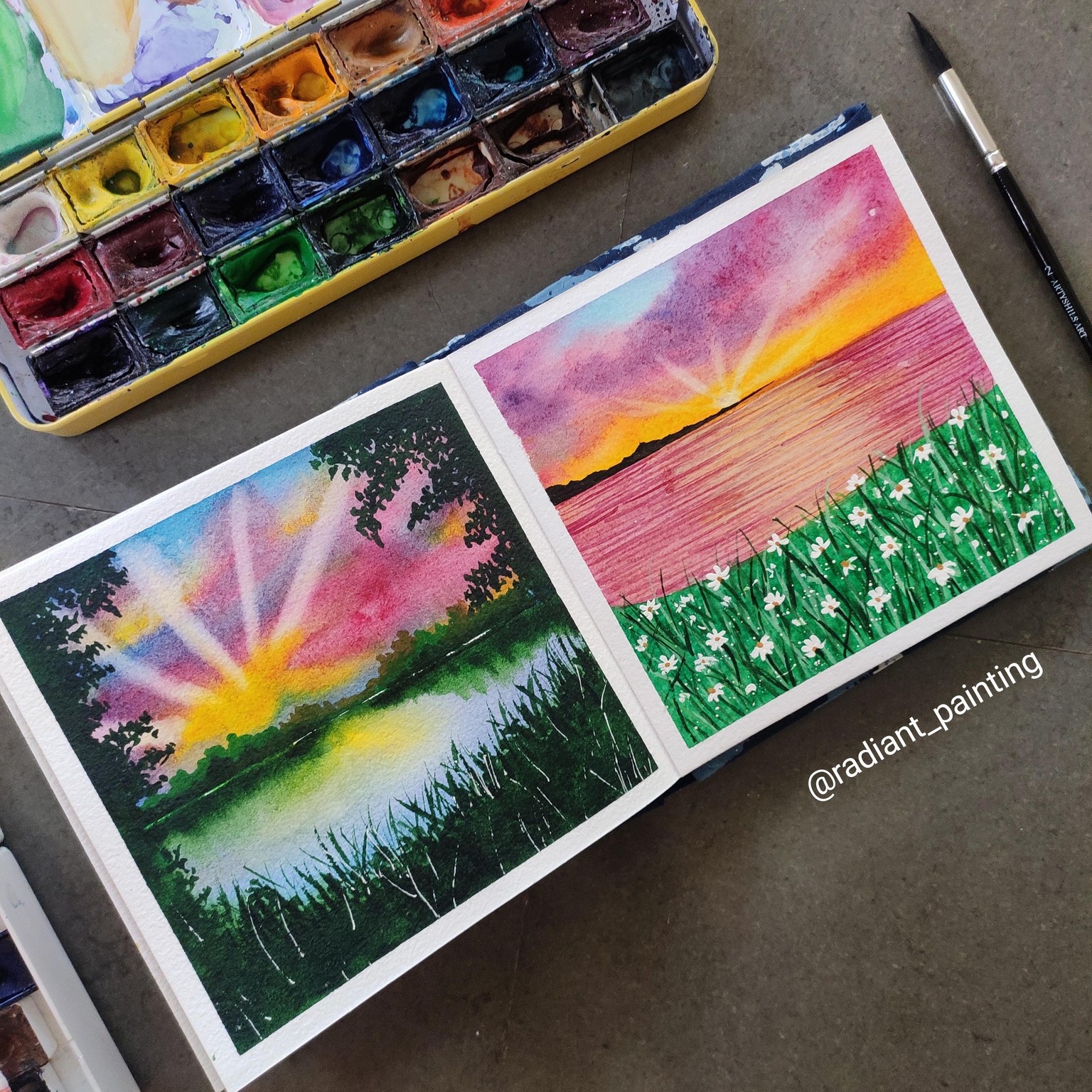 Watercolor Meadows - image 2 - student project