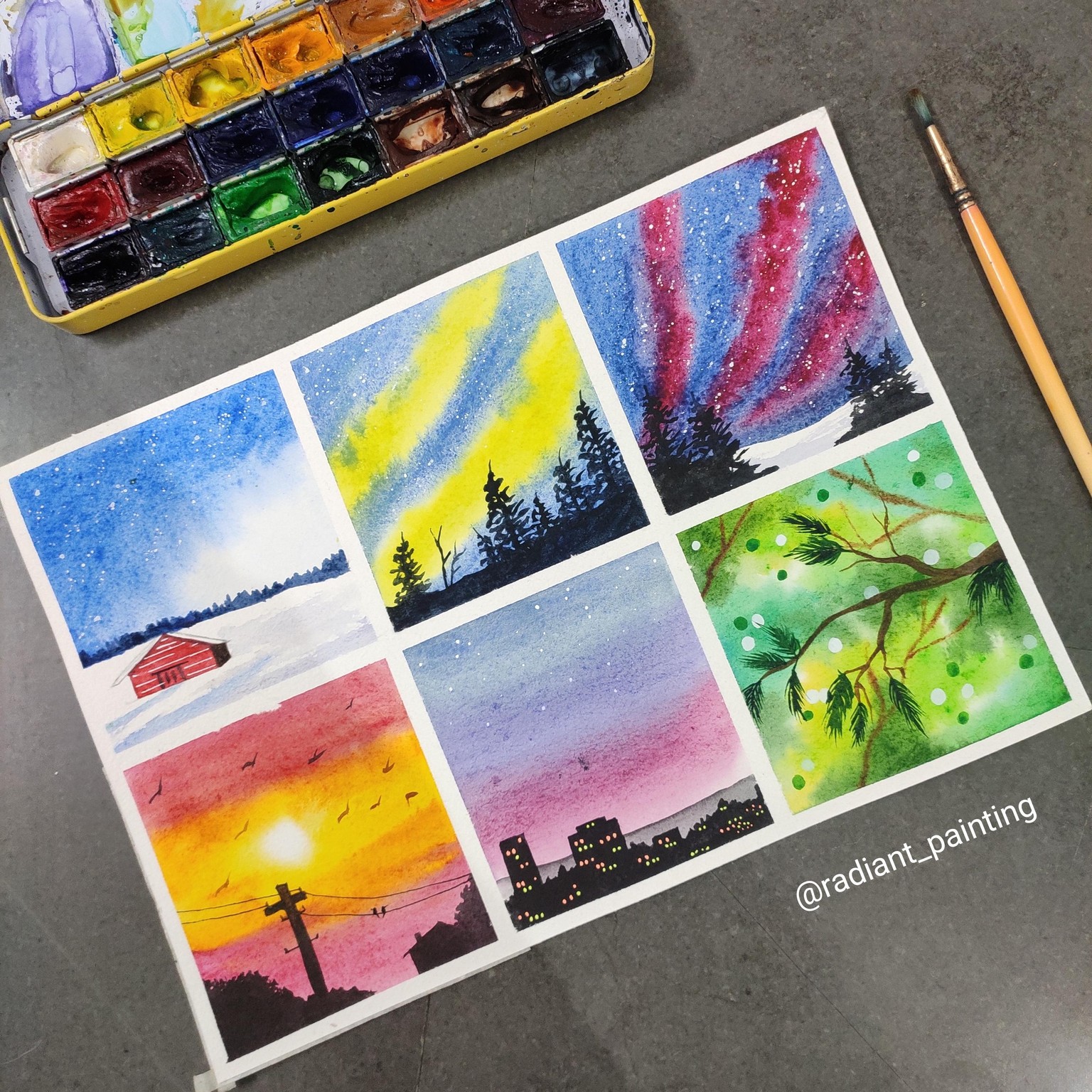 Watercolor Paintings - image 1 - student project