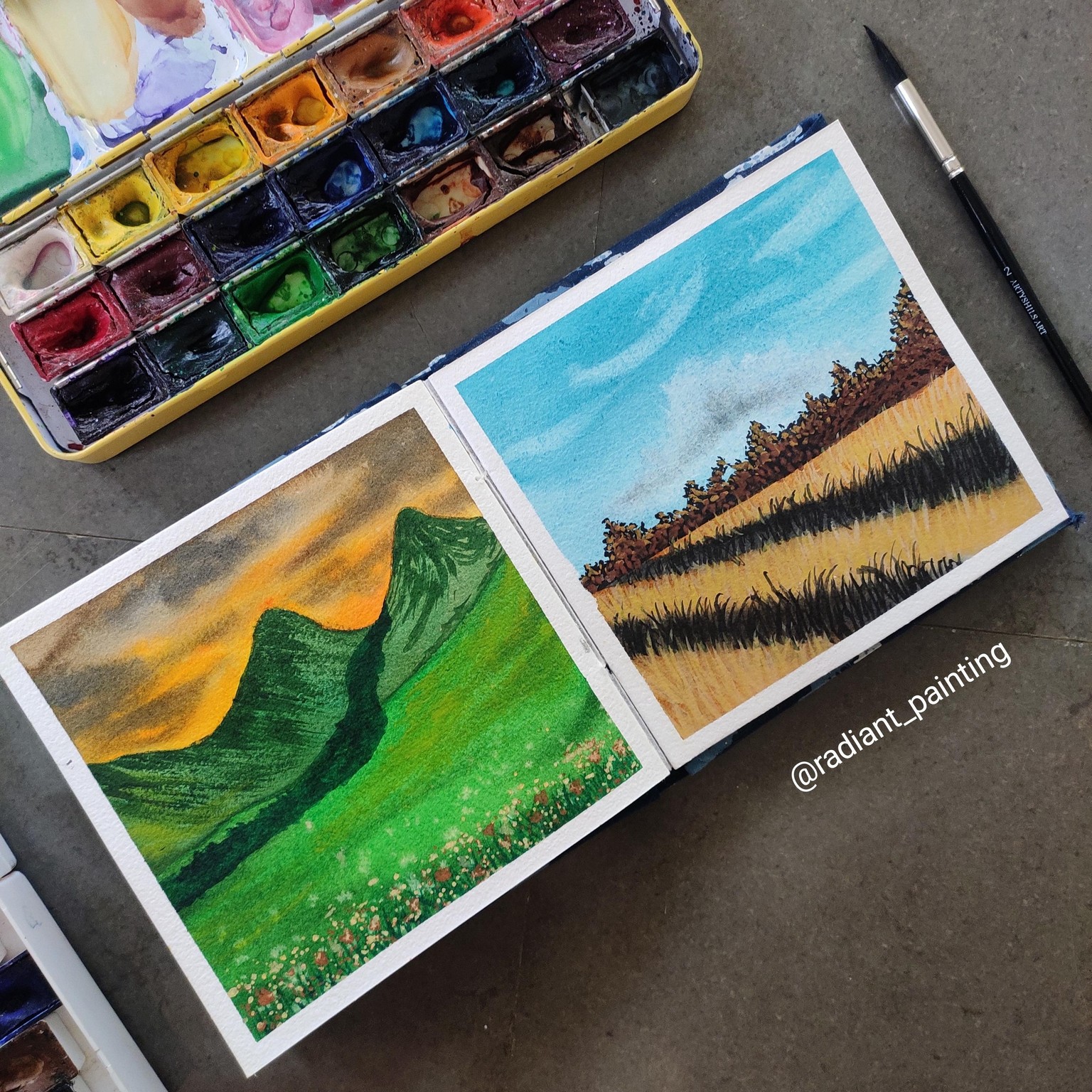 Watercolor Meadows - image 1 - student project