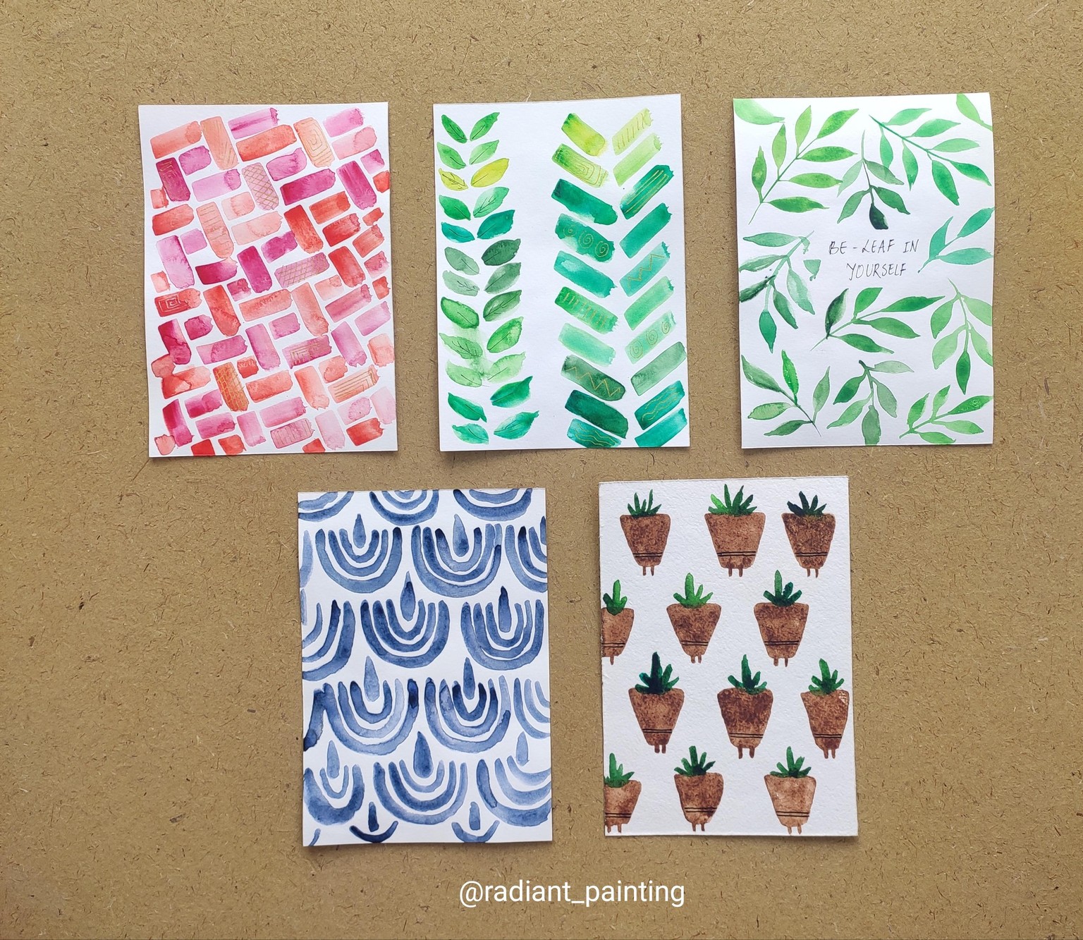 Watercolor Patterns - image 2 - student project