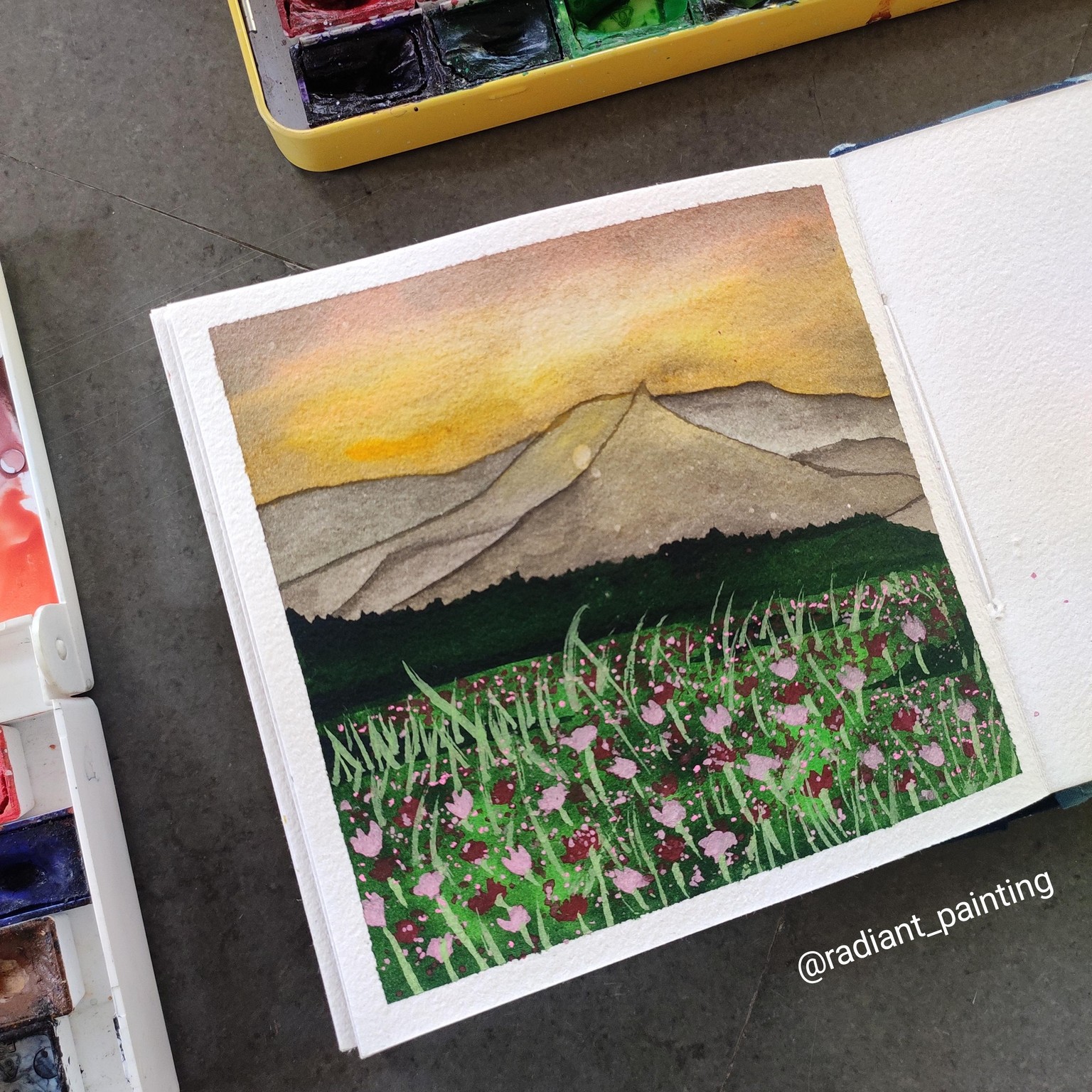 Watercolor Meadows - image 3 - student project