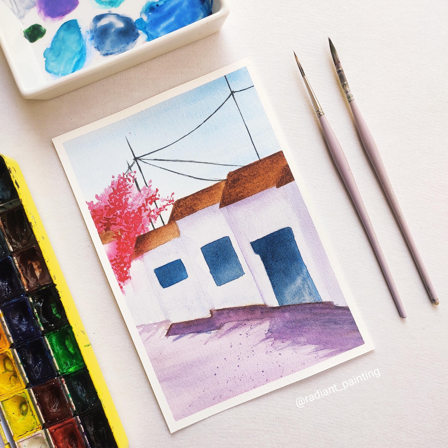 Watercolor Cityscapes - image 4 - student project
