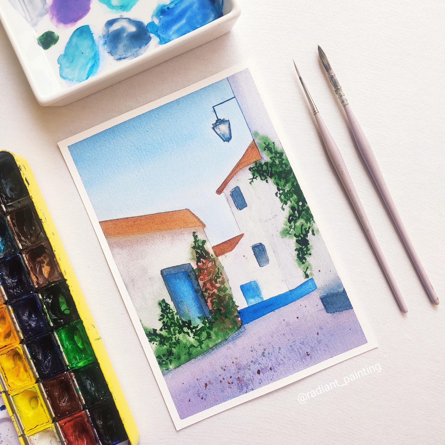 Watercolor Cityscapes - image 10 - student project