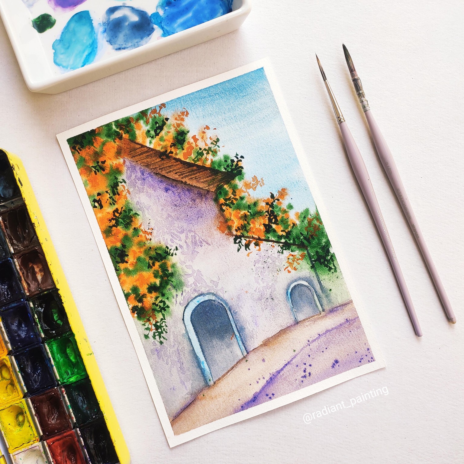 Watercolor Cityscapes - image 1 - student project