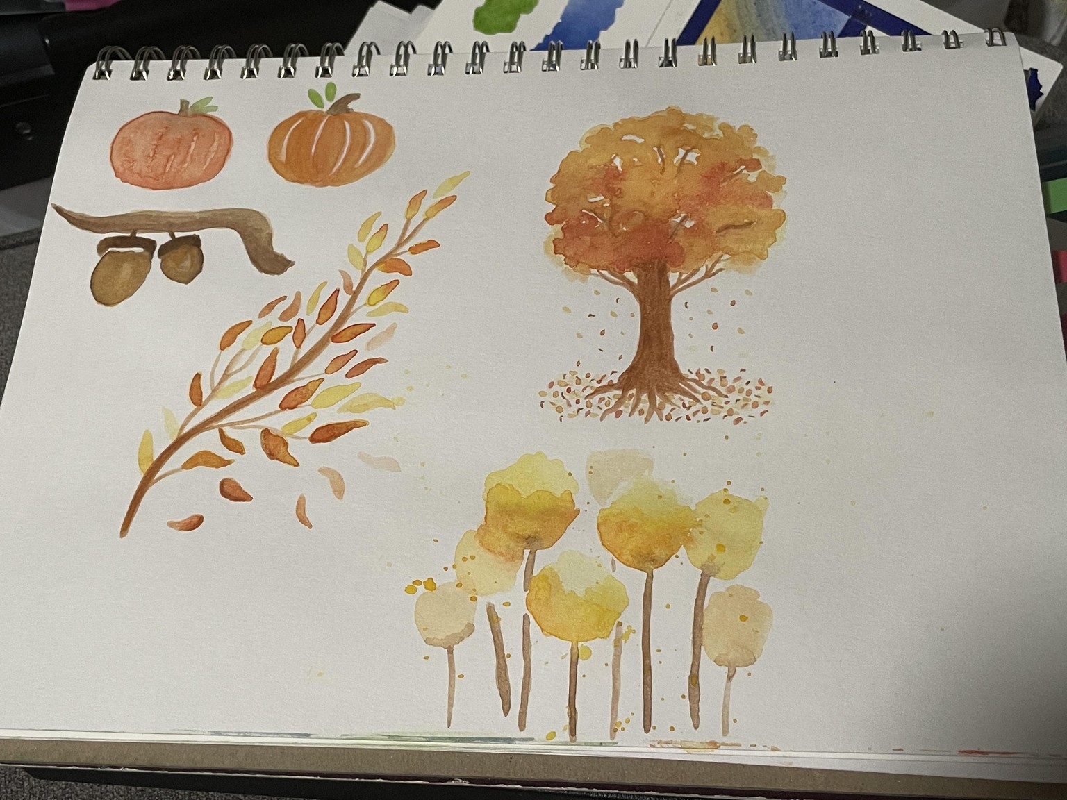 Autumn Watercolors - image 1 - student project