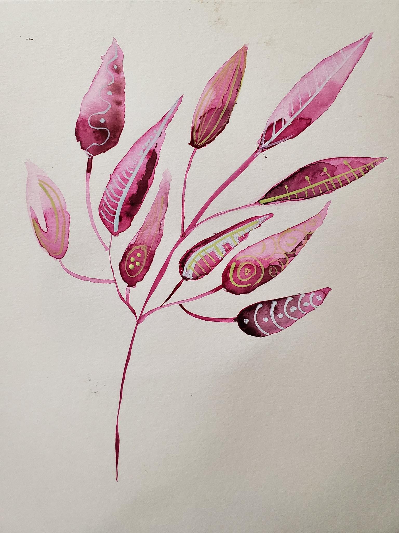 Painting leaves - image 4 - student project