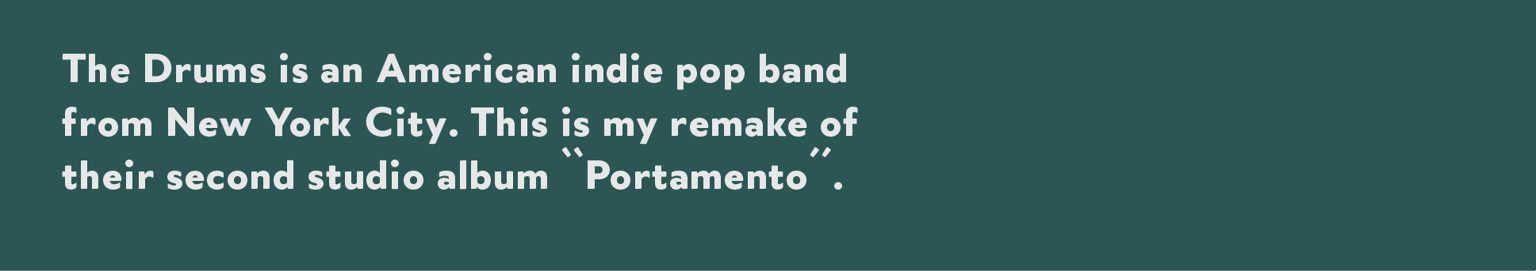 Portamento Cover Art - image 1 - student project