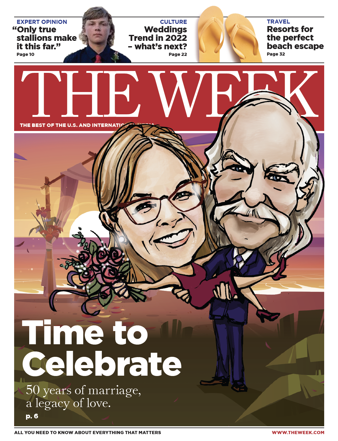 Anniversary Magazine Cover - image 1 - student project