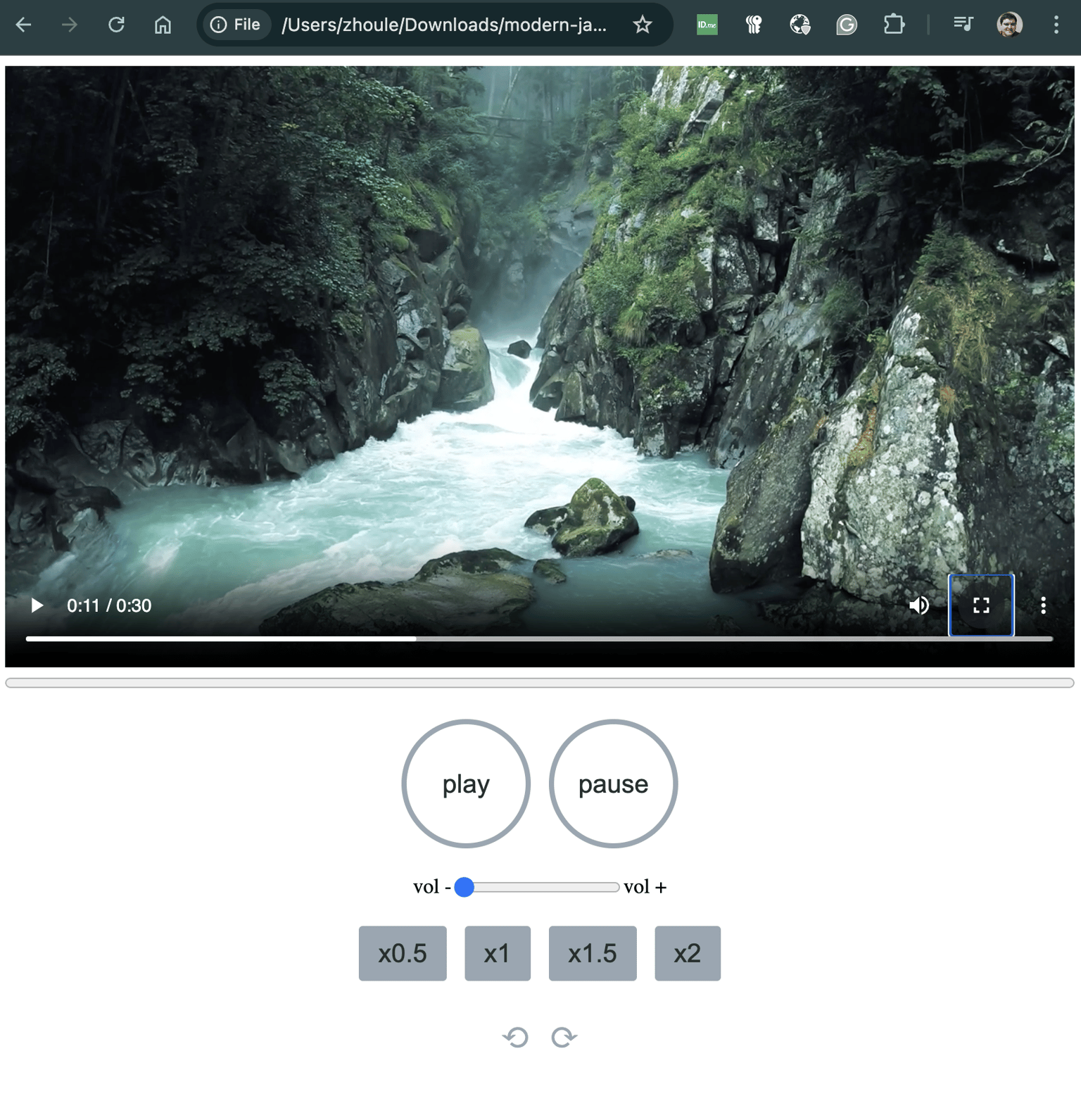 Video Player - image 1 - student project