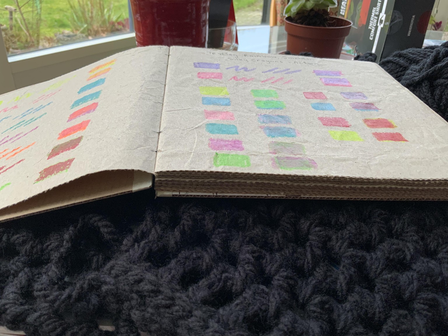 Sketchbook made from recycled materials - image 2 - student project