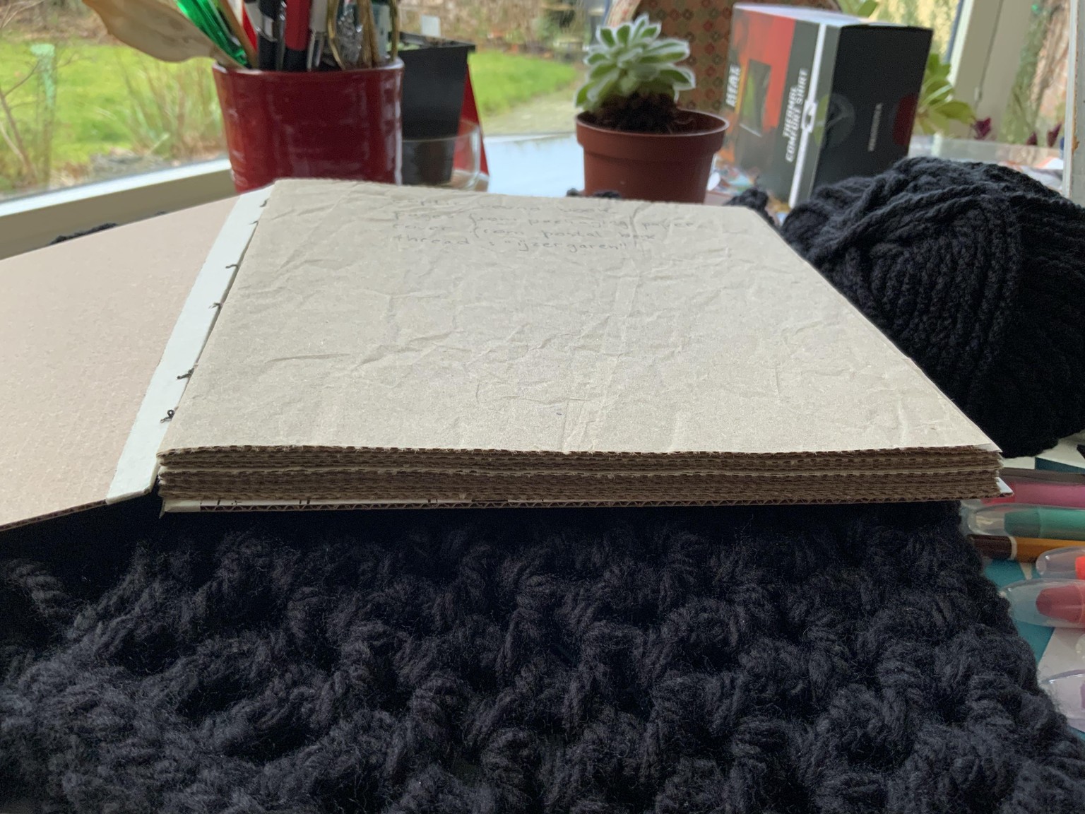 Sketchbook made from recycled materials - image 1 - student project