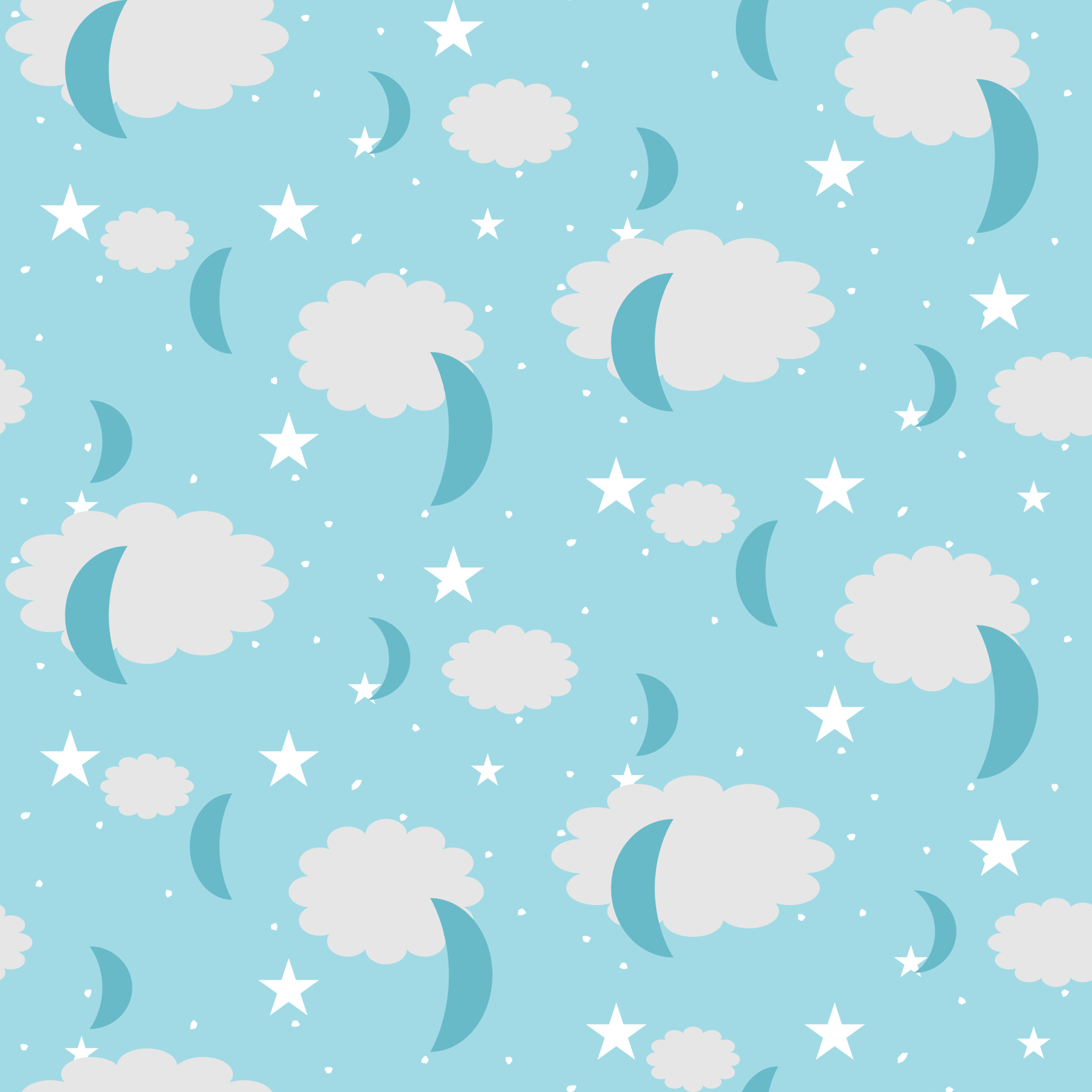 Cloudy Moon 1/2 Drop - image 1 - student project