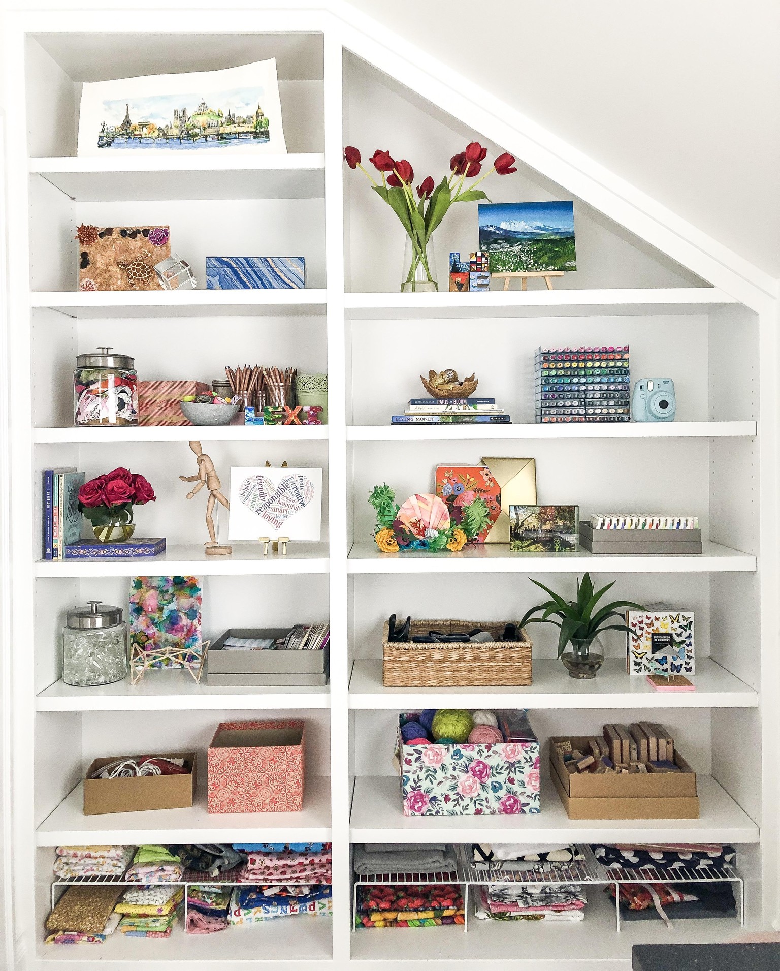 My Art Studio Shelves - image 2 - student project