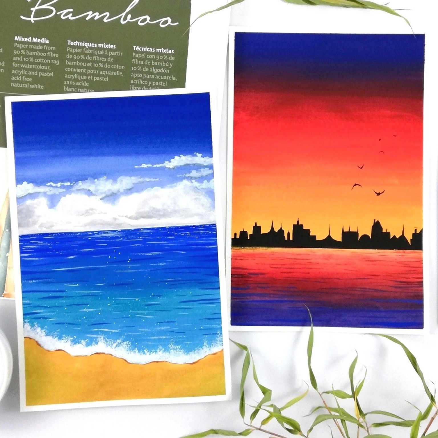 Gouache landscapes - image 1 - student project