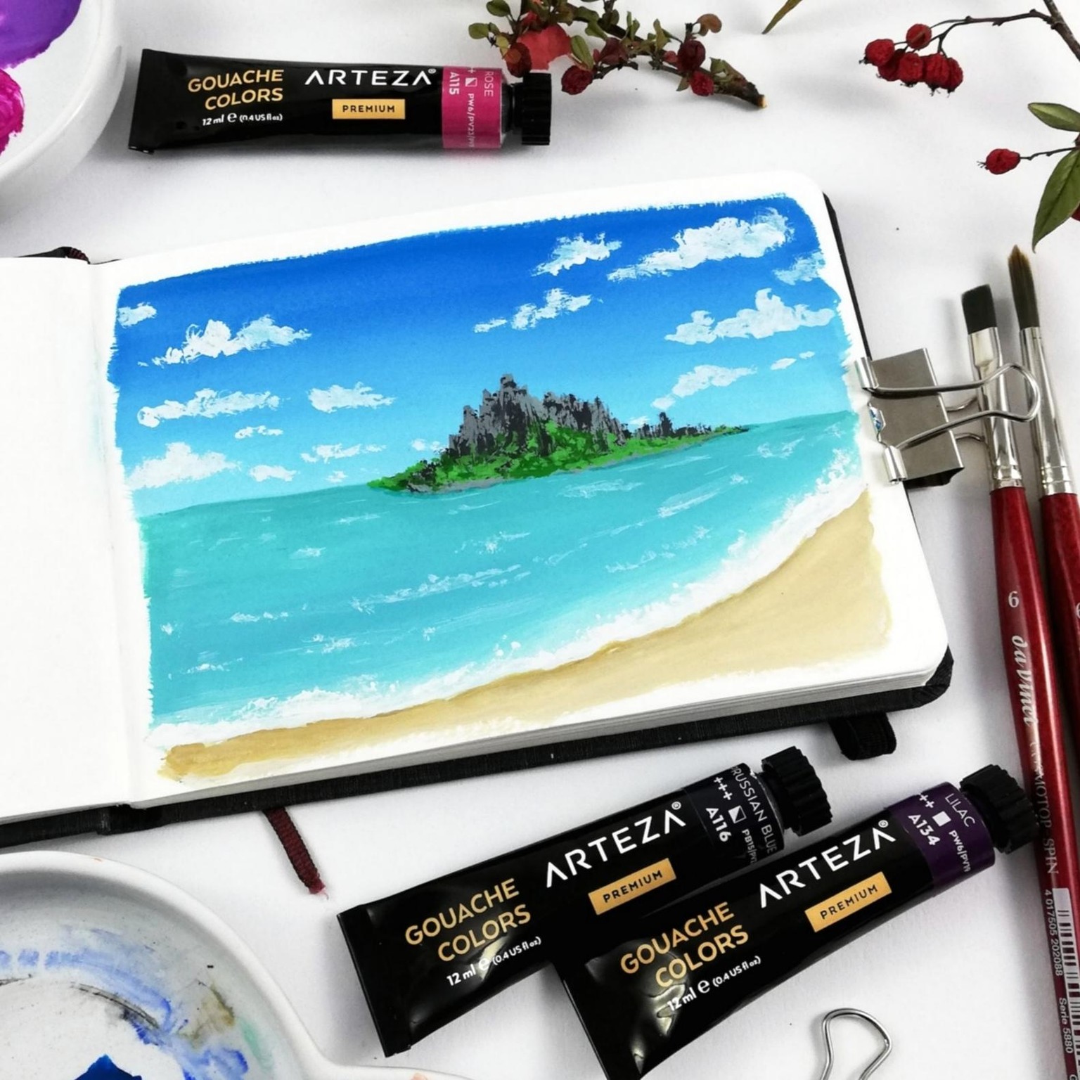 5 easy gouache landscapes! - image 5 - student project