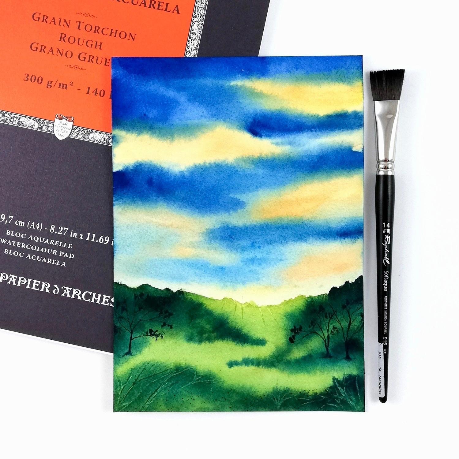 My 4 landscape paintings - image 4 - student project