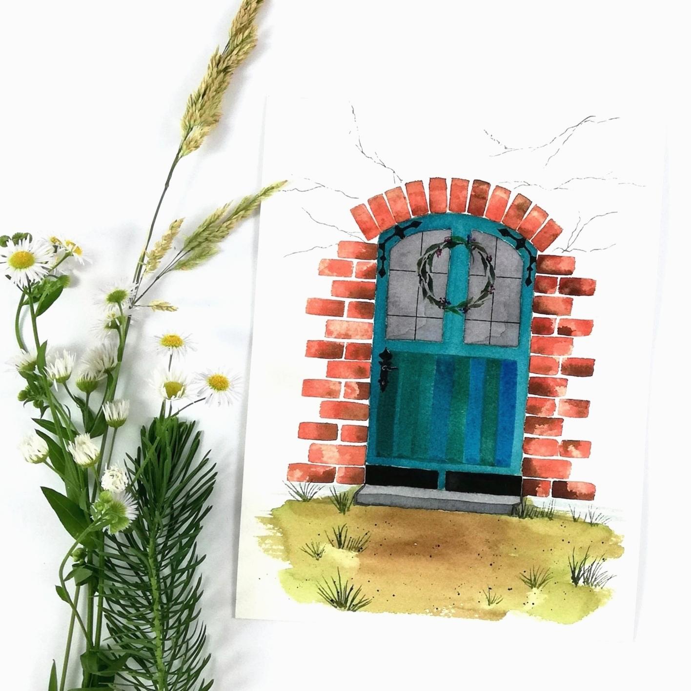 my door illustration - image 1 - student project
