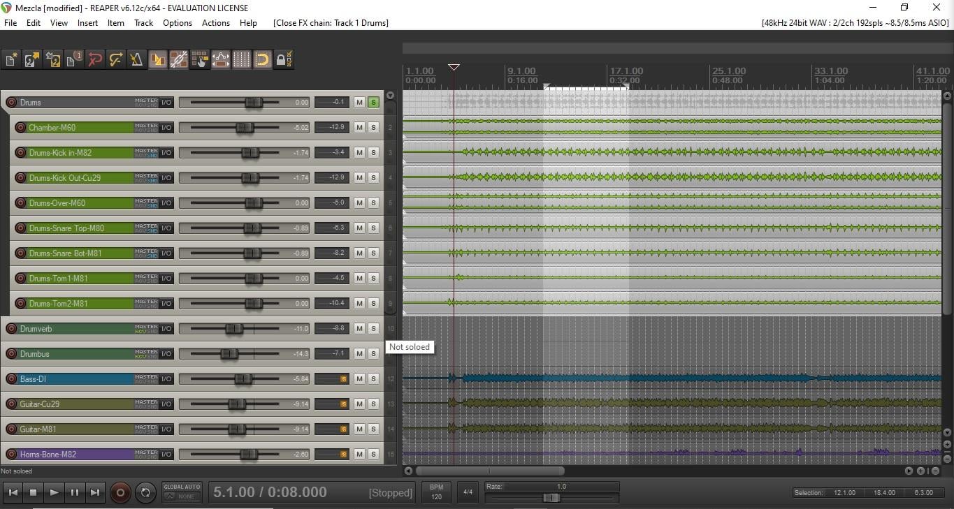 Free Multitrack With Busses and FXs - image 2 - student project