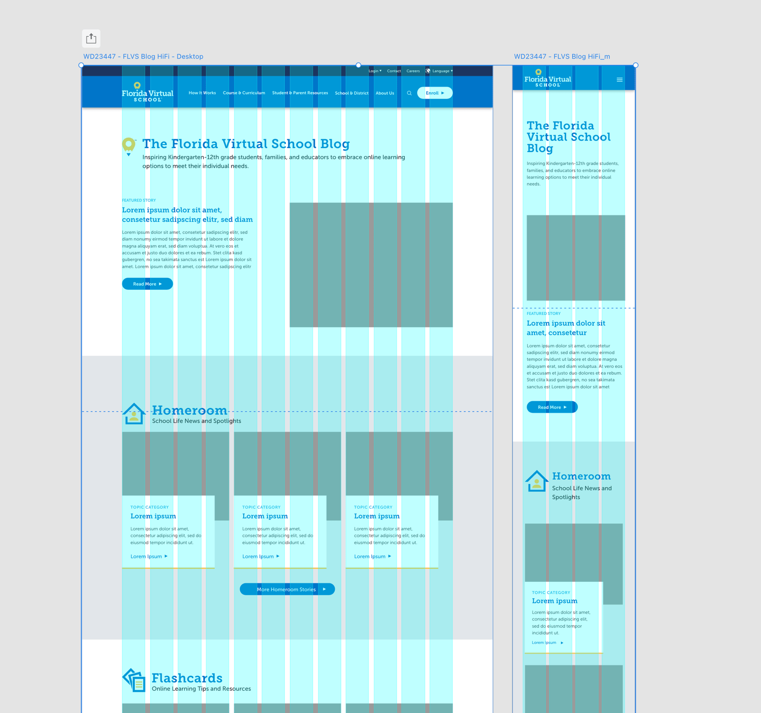 FLVS Blag Page Grid - image 1 - student project