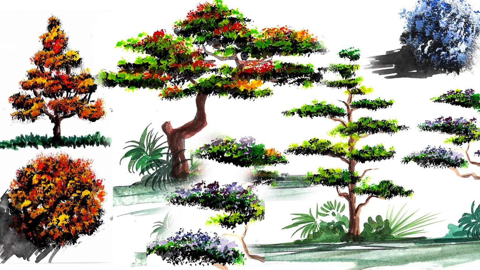 Interior decoration using watercolor - image 4 - student project