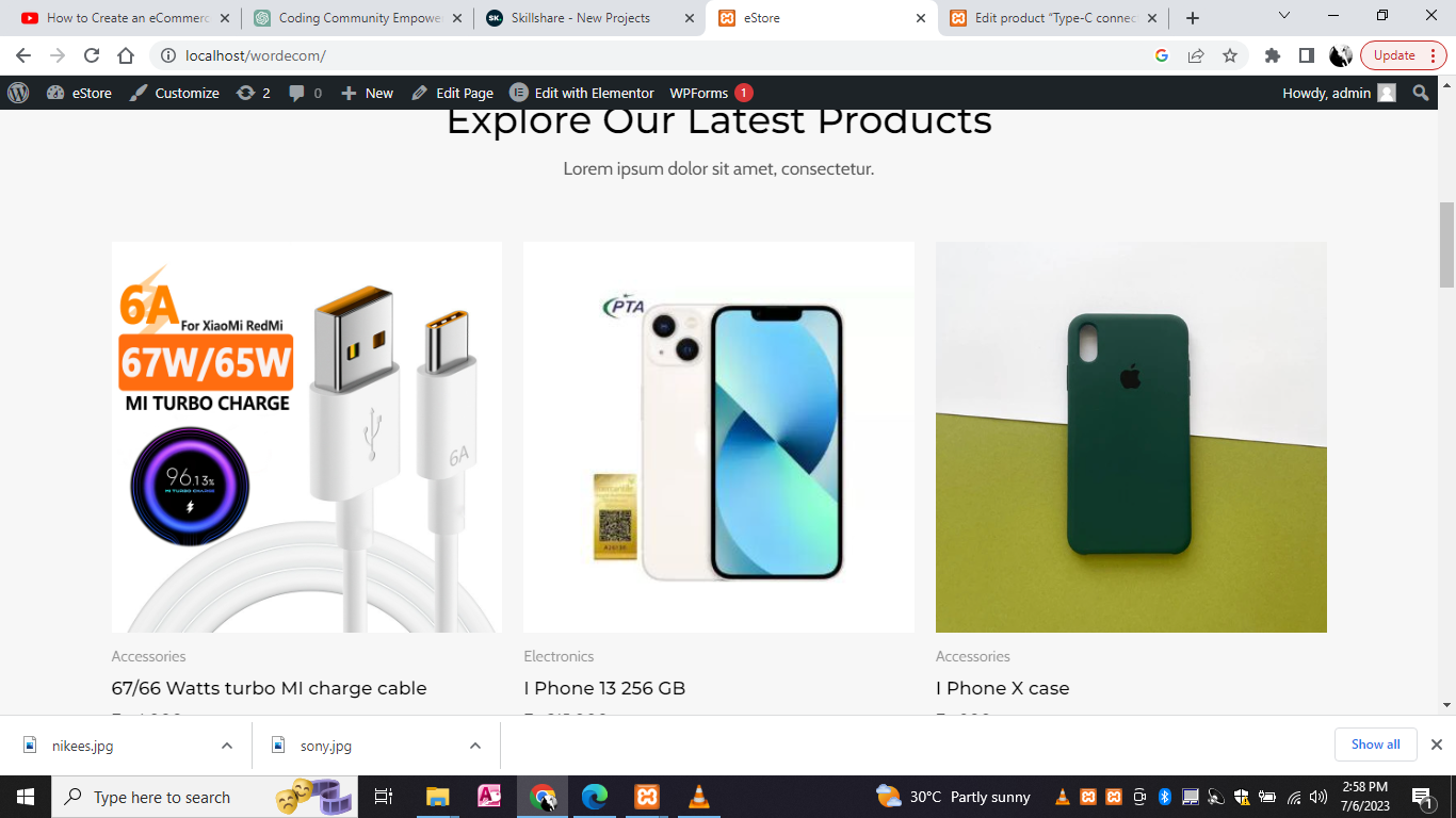 eStore - image 1 - student project