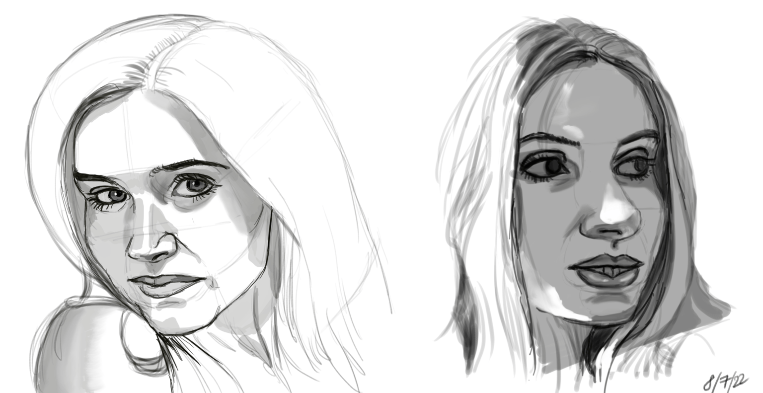 Woman and Male Head Construction - image 1 - student project