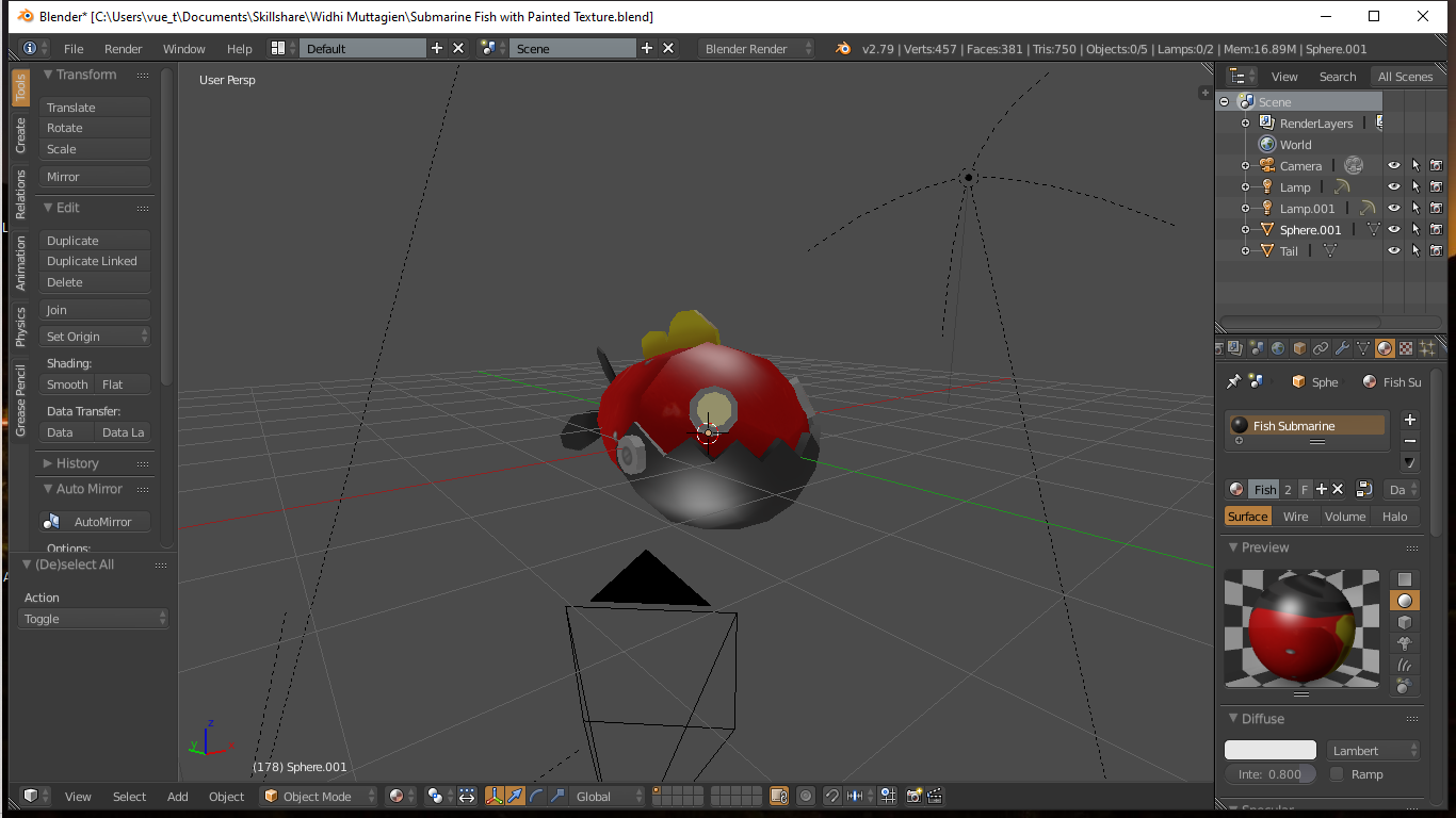Robo Fish Submarine - image 3 - student project